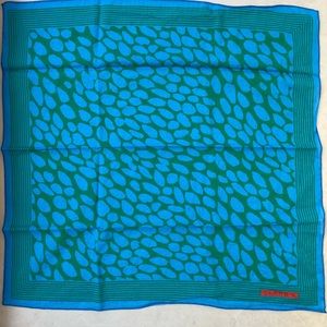 Blue and Green Jag Bandana from Clare V.
